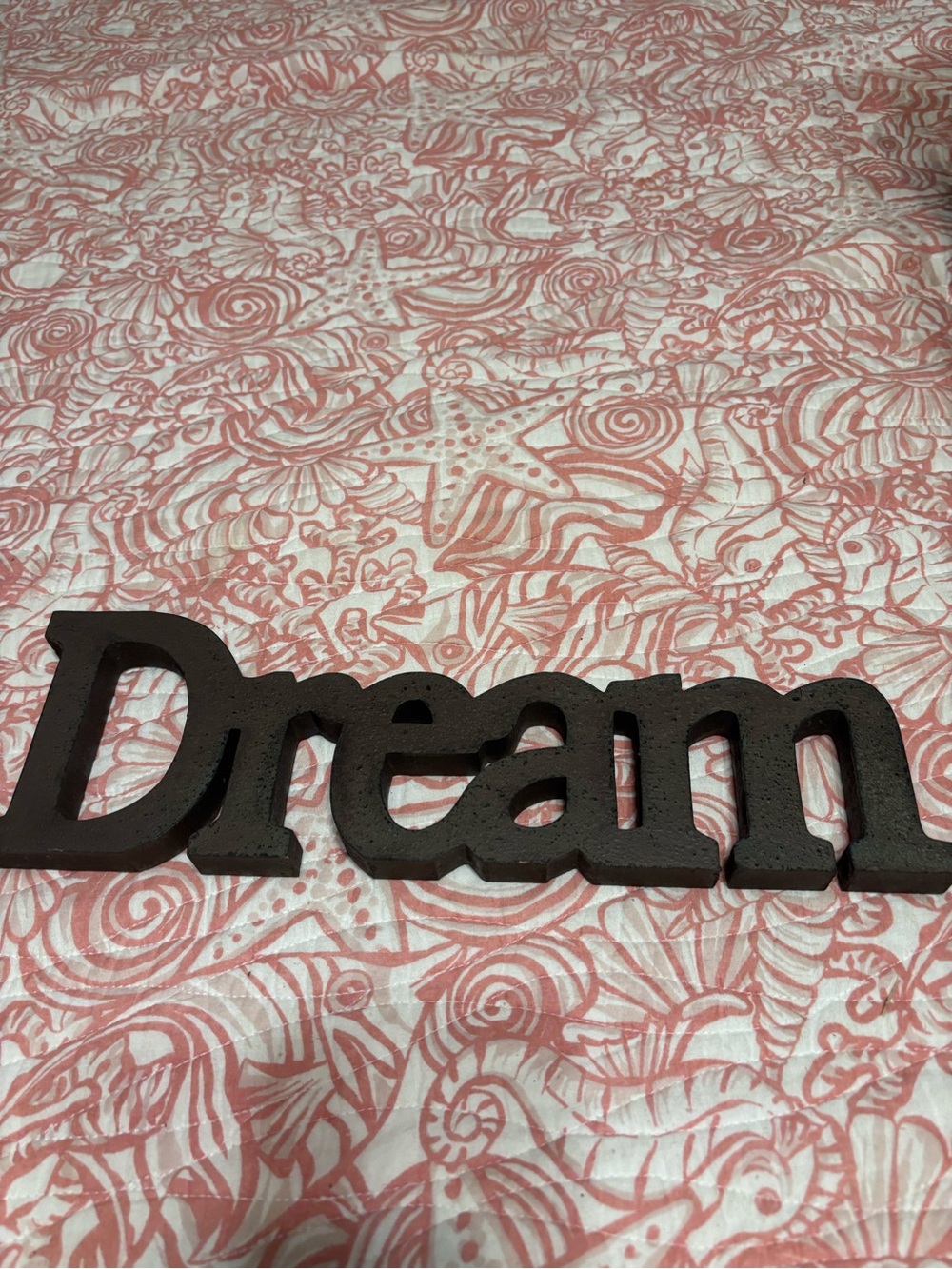 Dream Wall Decor Sign in Black